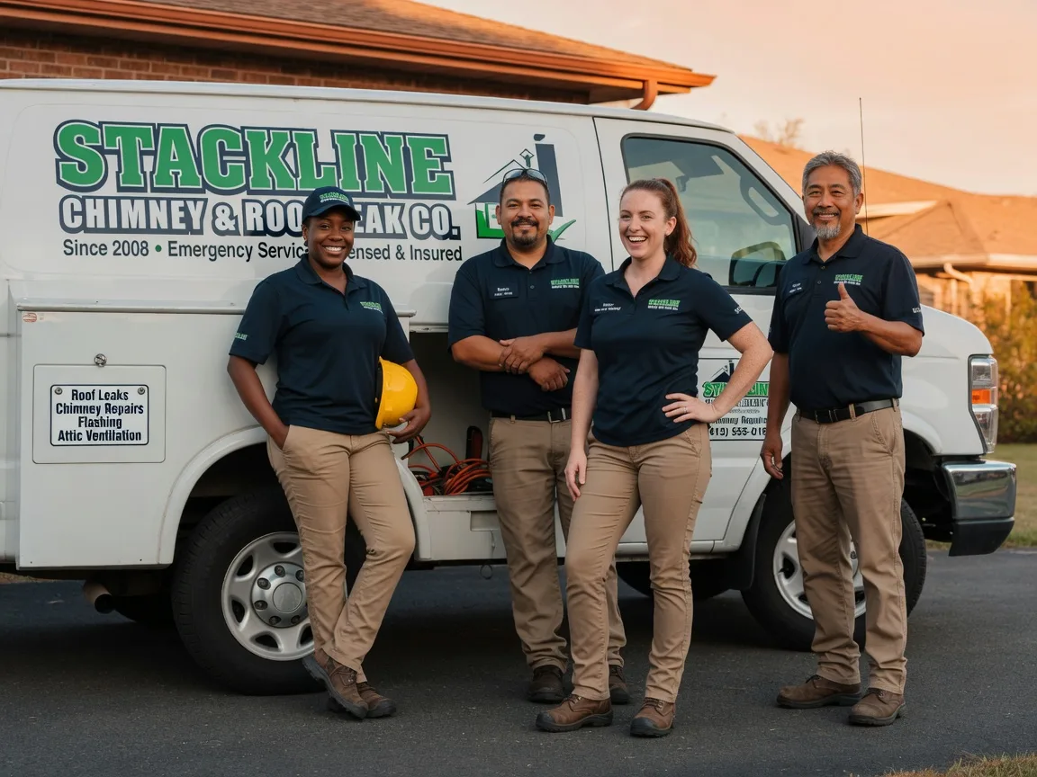 Chimney flashing repair company in Hiddenite, NC